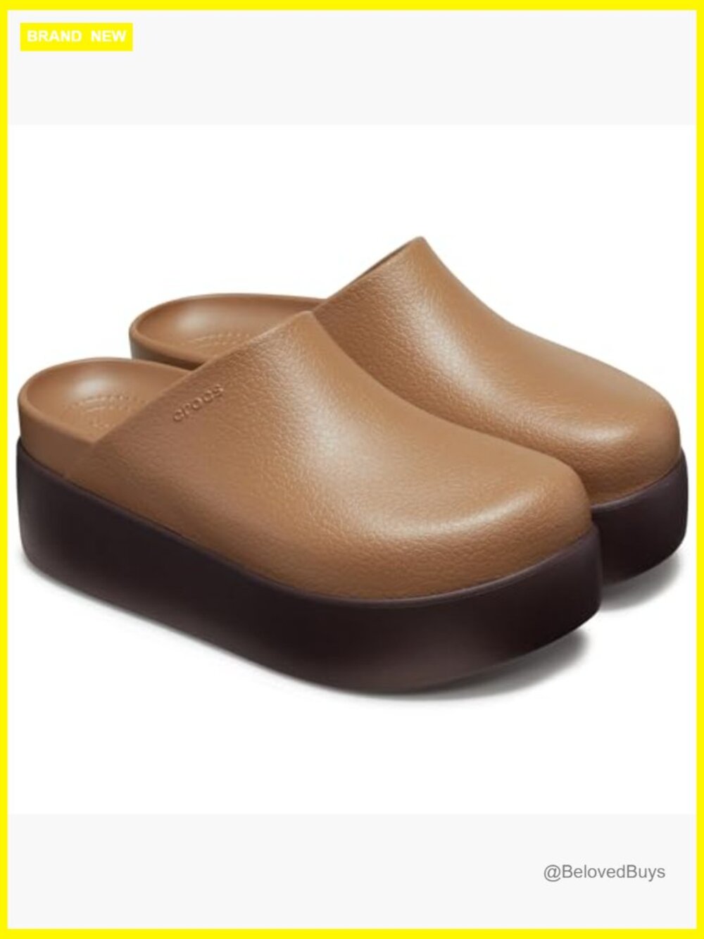 Women's Platform Clogs – Lightweight Waterproof Mules with Croslite Cushioning - Picture 6 of 7